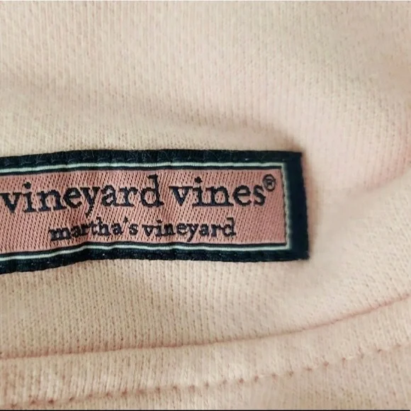 Vineyard Vines Pink 1/4 Zip - Picture 5 of 7
